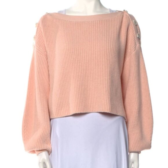 NWT ADEAM  // Sailing Sweater // Peach // Medium - Picture 2 of 4